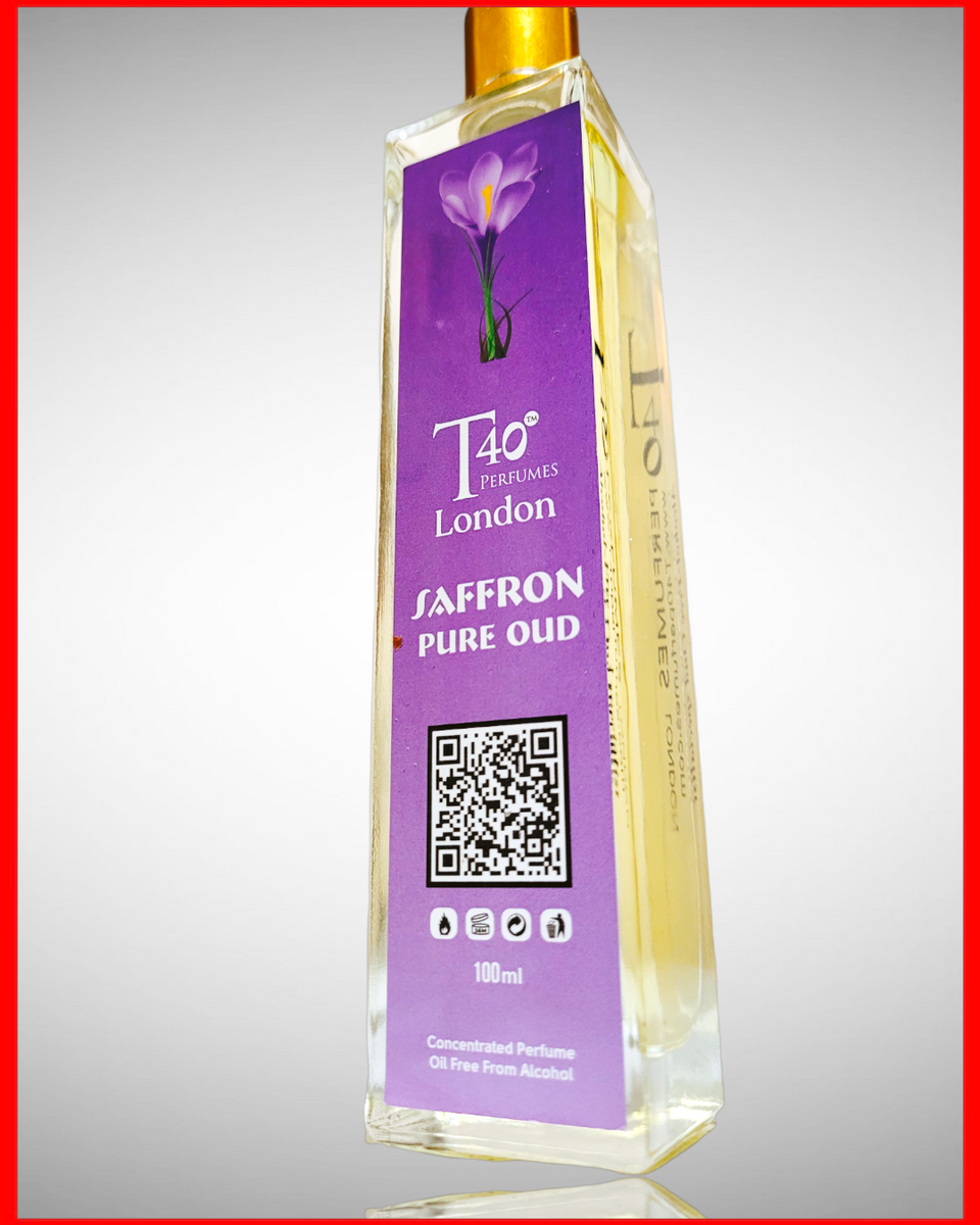 Saffron Oud 100ml – T40 Perfume London