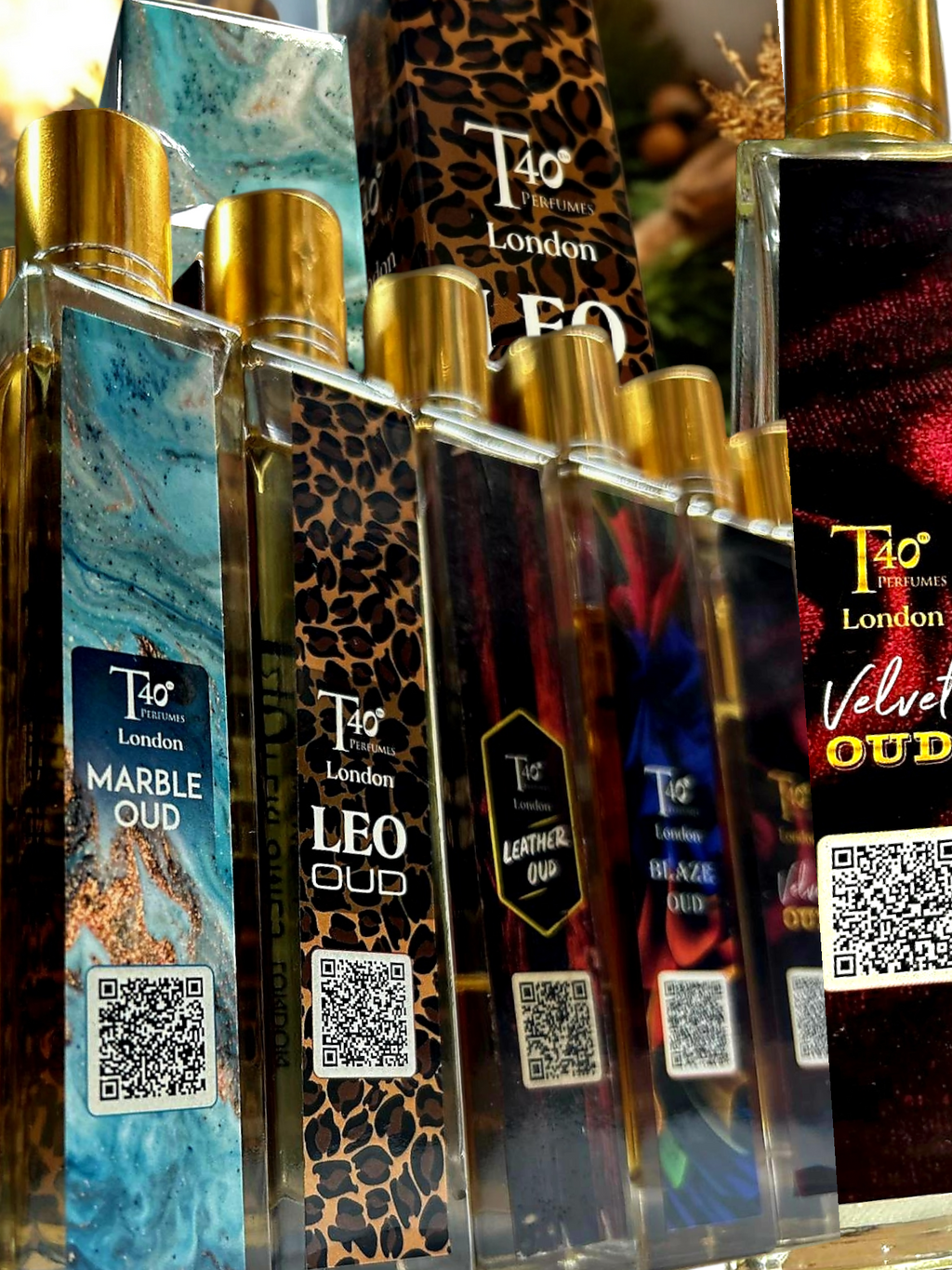 Blaze Oud 50ml Alcohol-Free perfume oil.