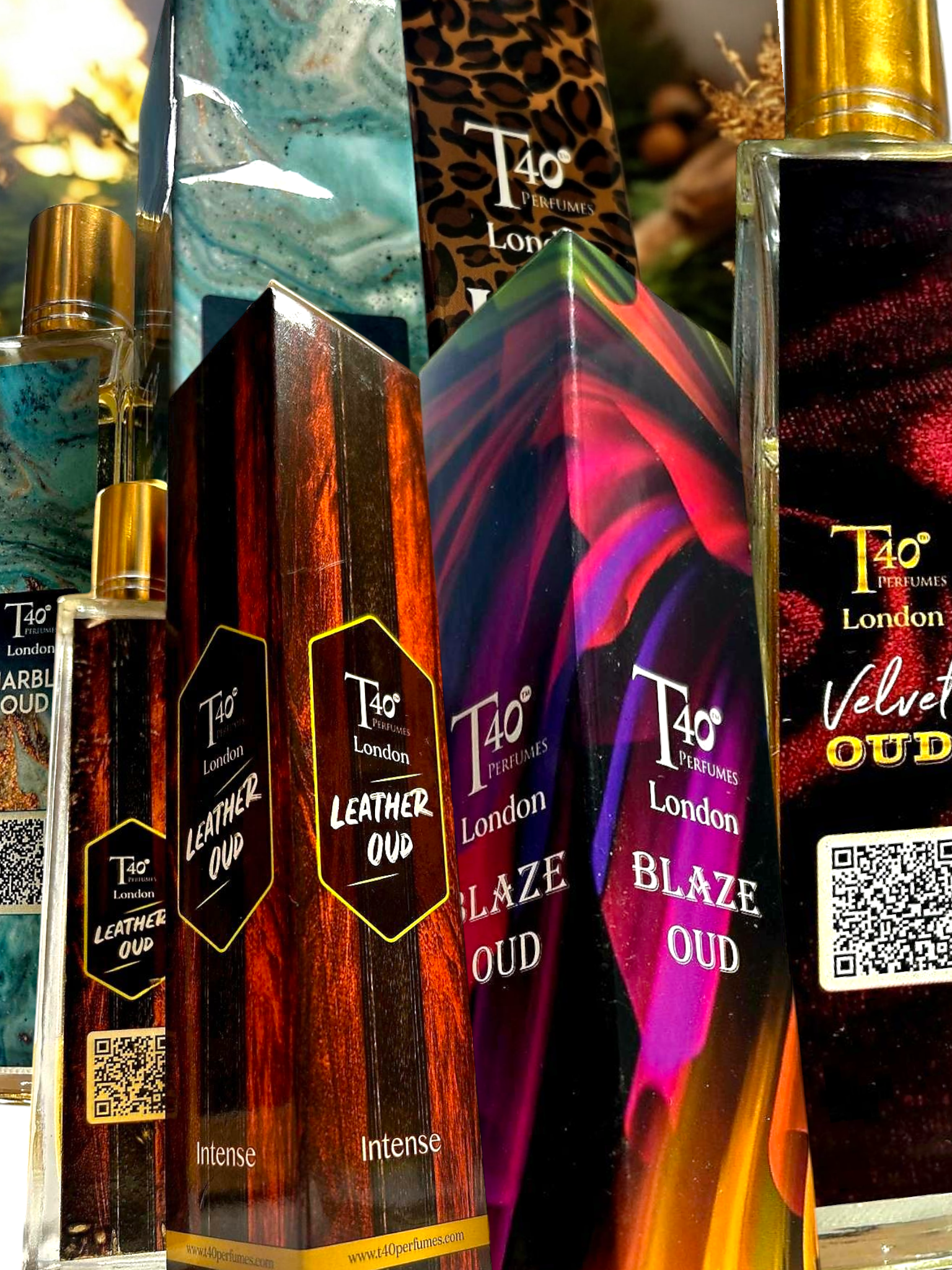 Blaze Oud 50ml Alcohol-Free perfume oil.