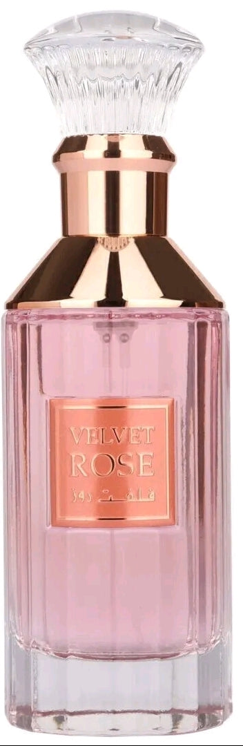 Velvet Rose Lattafa Oriental Arabian Eau De Parfum 100ml Oud Fragrance For Women