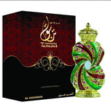 Tanasuk 12ml Perfume Oil Attar by Al Haramain Musk Amber Rose.
