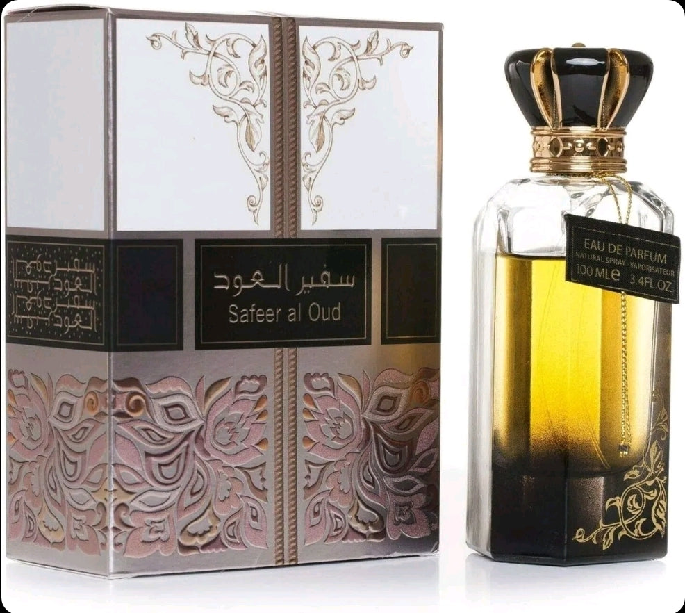 Safeer Al Oud Perfume 100ML Fragrance, Unisex, Rose, Patchouli, Cedar Aroma