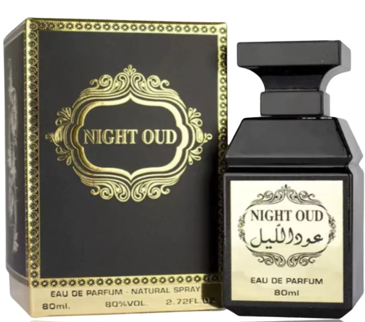 Night Oud | Eau De Parfum 80ml | by Fragrance World Inspired By Tobacco Oud