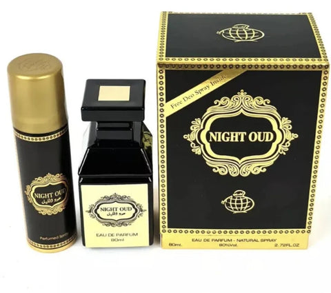 Night Oud | Eau De Parfum 80ml | by Fragrance World Inspired By Tobacco Oud