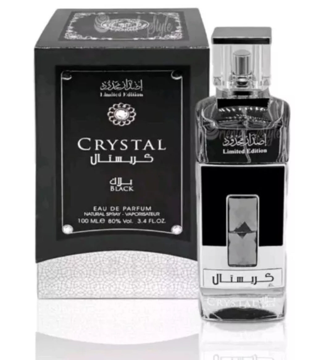 Ard Al Zaafaran Crystal Black Limited Edition Unisex 100ml EDP Spray