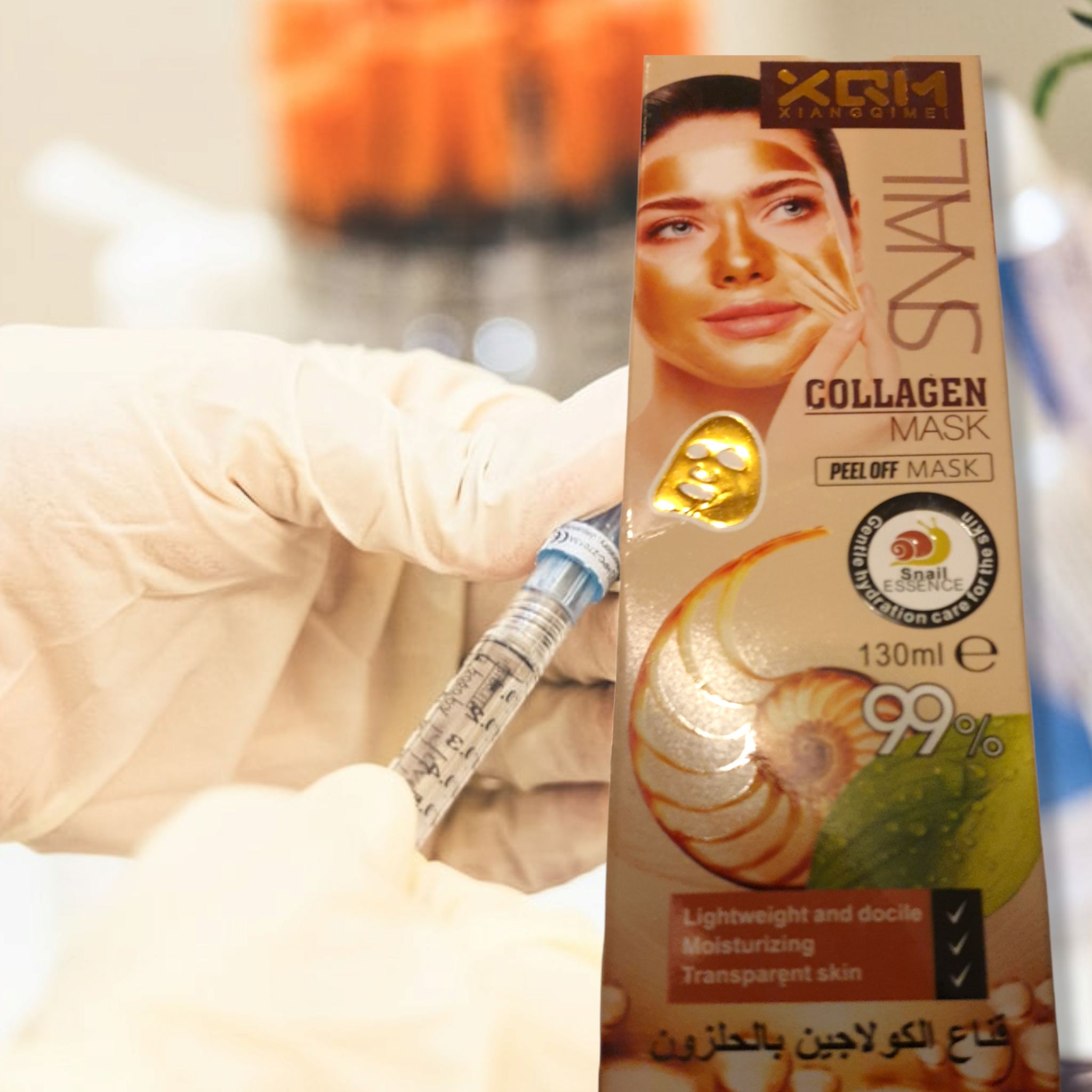 Snail Face Peel -Off Mask