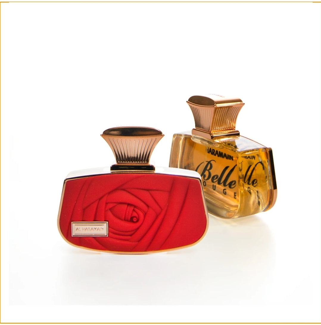 Al Haramain Belle Rouge 75ML Eau De Parfum (Brand New) For Women, Grapefruit.